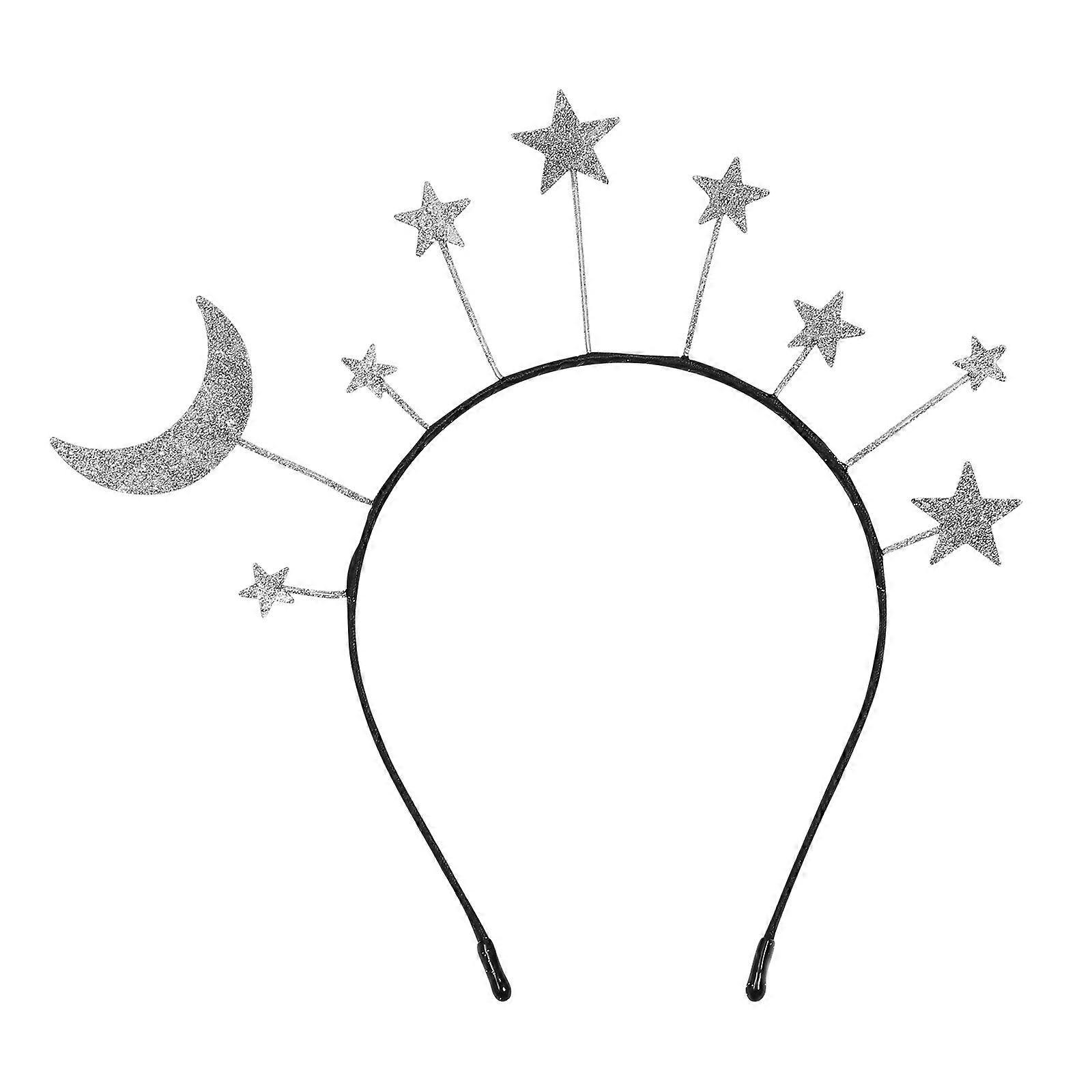 Enhancing Headband with Moon Design for Festive Outfits