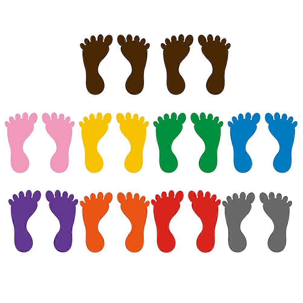 PVC Decorative Footprints for Indoor Spaces, Resistant and Functional