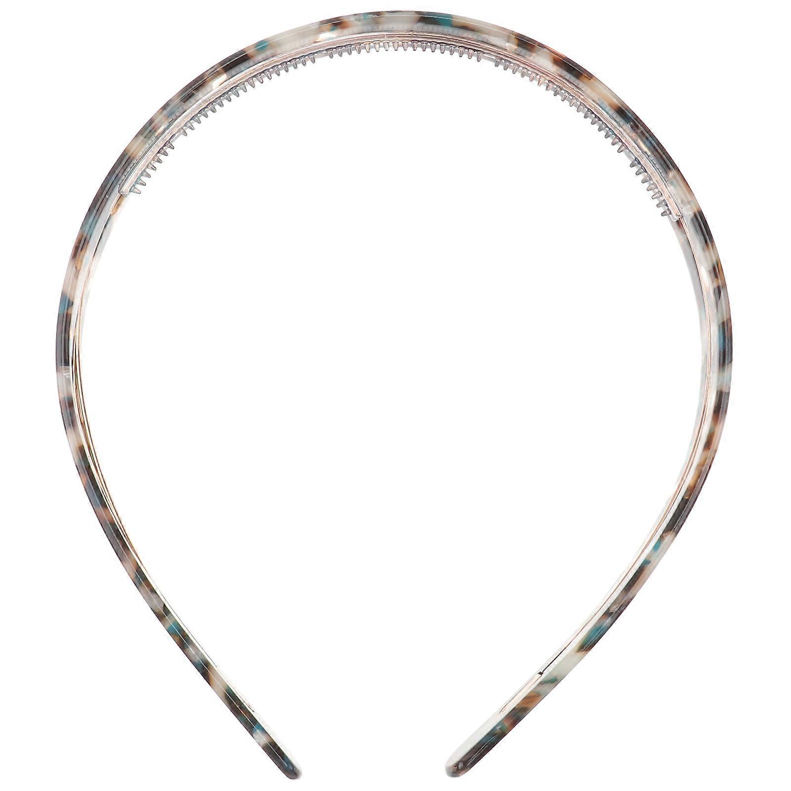 خلات الرخام عشارة الشعر غير الانزلاق غسل الوجه عقال مع أسنان للنساء أنيق الديكور التبعي للملابس اليومية حفلات الزفاف