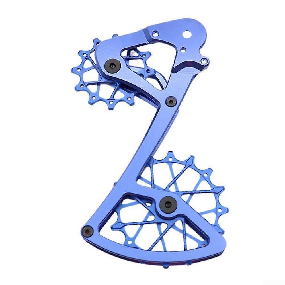 11/12 Speed Bicycle Derailleur Pulley for SRAM, Dual Pulleys, Aircraft-Grade Aluminum Alloy, Blue Color, Durable Design