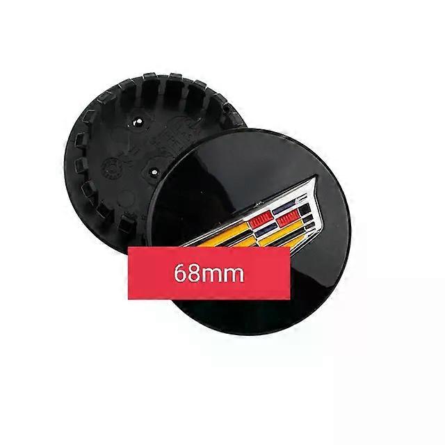 68MM kryty nábojů kol aut Středový kryt emblém vhodný pro C-adillac Escalade Deville CTS CT5 XT5 XTS XLR ATS BLS SRX SLS STS V Příslušenství shry