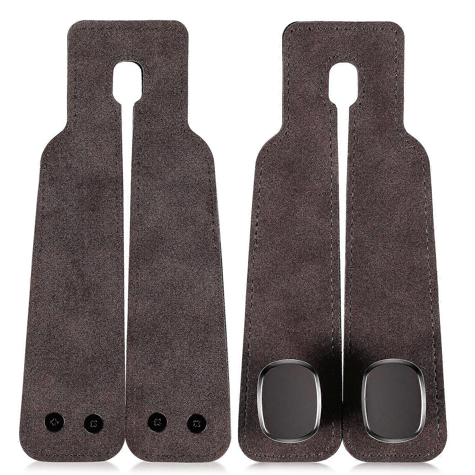 Multipurpose Car Purse Hooks Headrest Widely Applicable Compact And Lightweight Artificial Leather 17.00X8.50X2.30CM 2Pcs