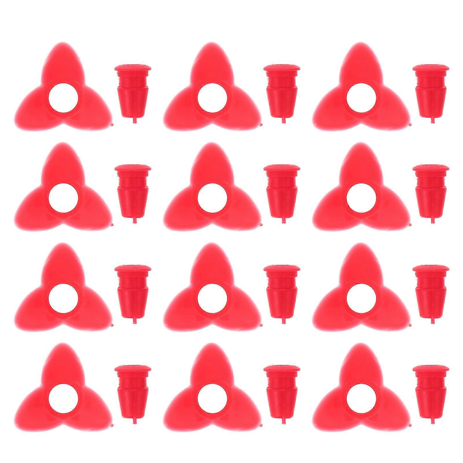 Red Replacement Flowers Hummingbird Feeder Bird Enthusiasts Garden Use 12Pack