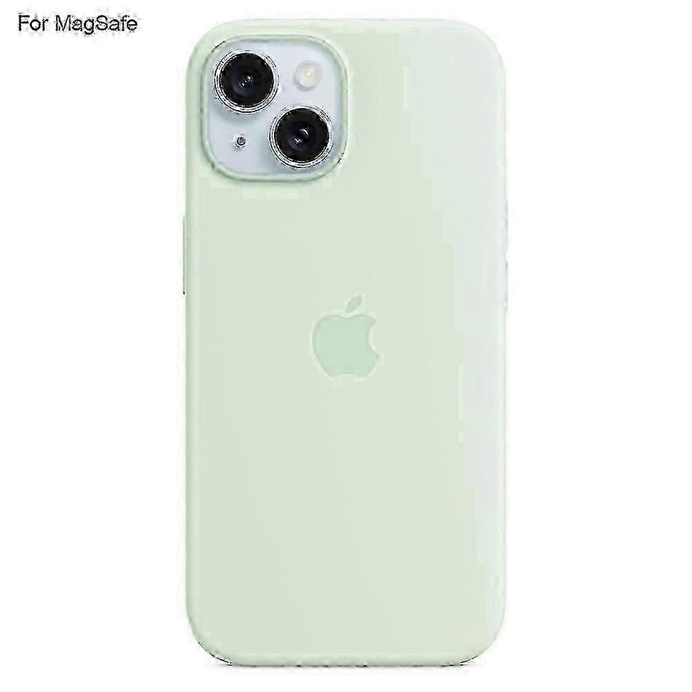 Για θήκη iPhone 15 συμβατή με MagSafe Liquid Silicone Phone Back Cover [Επαγωγικό αναδυόμενο παράθυρο]