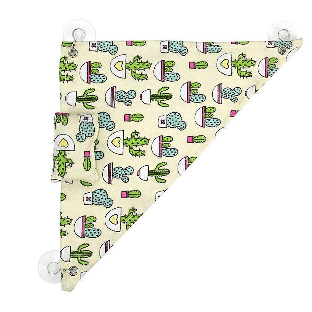 Pet Hammock For Cage Reptiles Cloth Hanging Sleeping Bed Home Use Pet Owners 33x33cm Canvas 1Pc