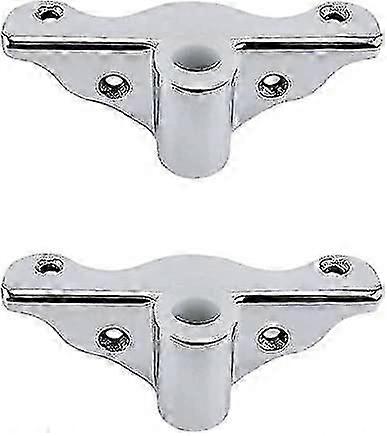 2pcs 316 in acciaio inossidabile Rowlock Oarlock Socket Oarlock Staffa di supporto per 1/2 "gambo