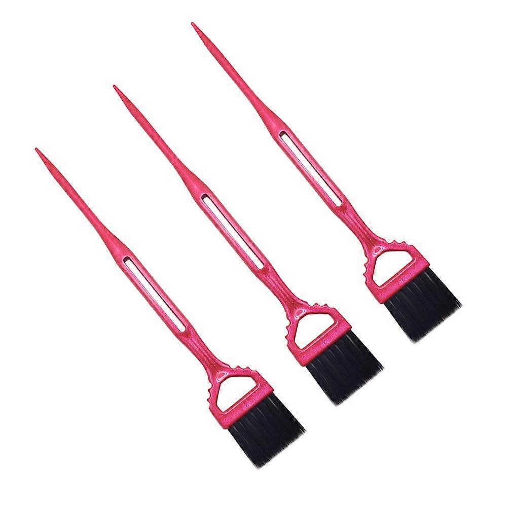 Coloration des cheveux Utilisation Accessoire Rosy 21x3.3x0.5cm Application de colorant 3Pcs