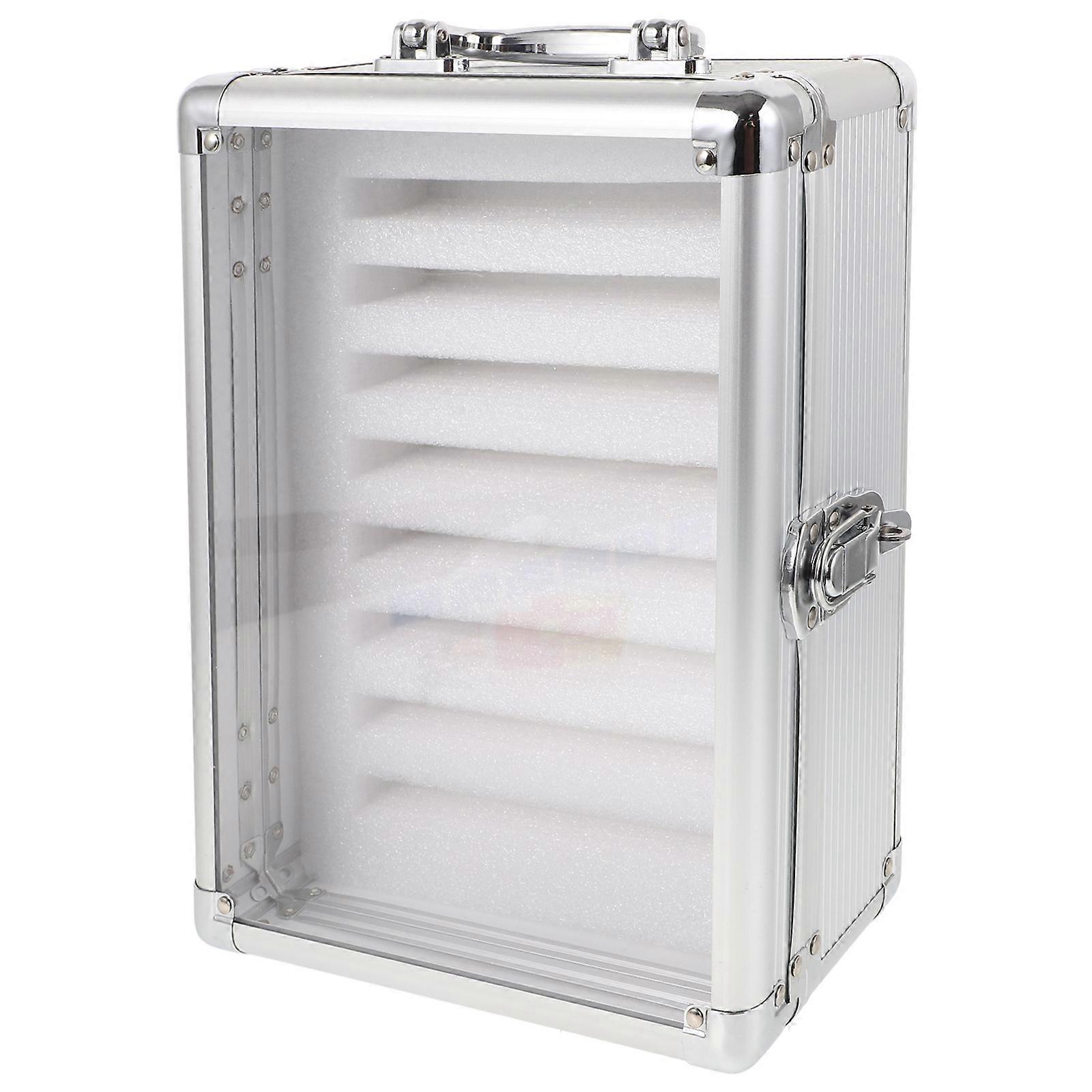 Mobile Phone Lockers Discreet Lock Box Storage For Mobile Phones In Schools Rectangular Shape Aluminum Alloy 8Pcs