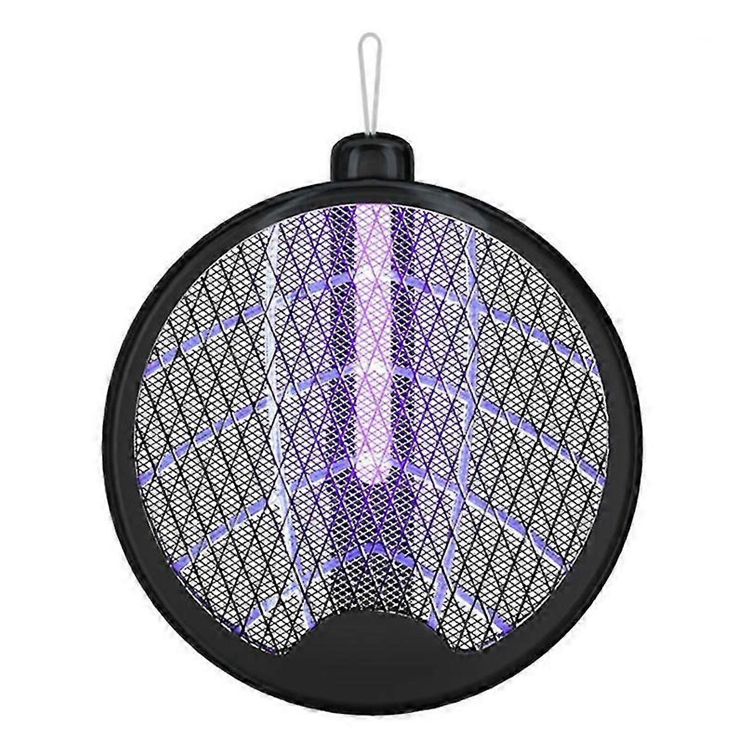3000V Electric Mosquito Swatter with Lamp USB Rechargeable Foldable Bug Zapper Summer Fly Swatter/Ho