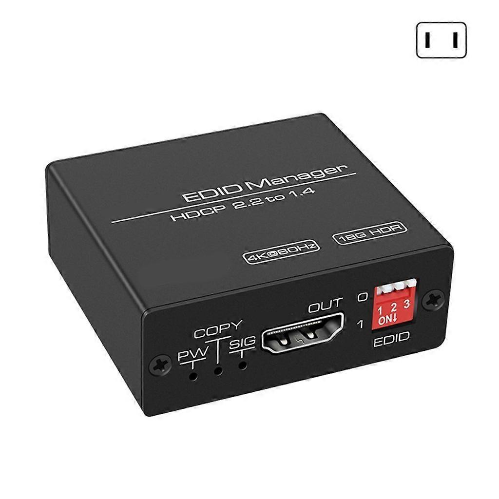 HDTV-compatible EDID Emulator 4K 60Hz Copier Pre Set Data Option