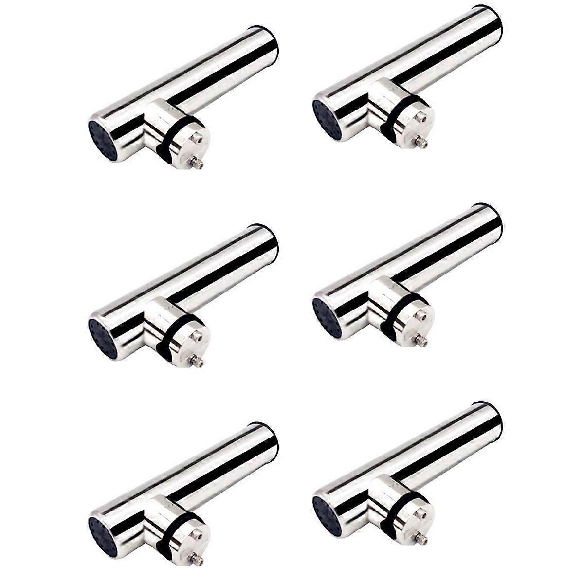 6X Stainless Steel Marine Boat Fishing Rod Holder Rack Support for