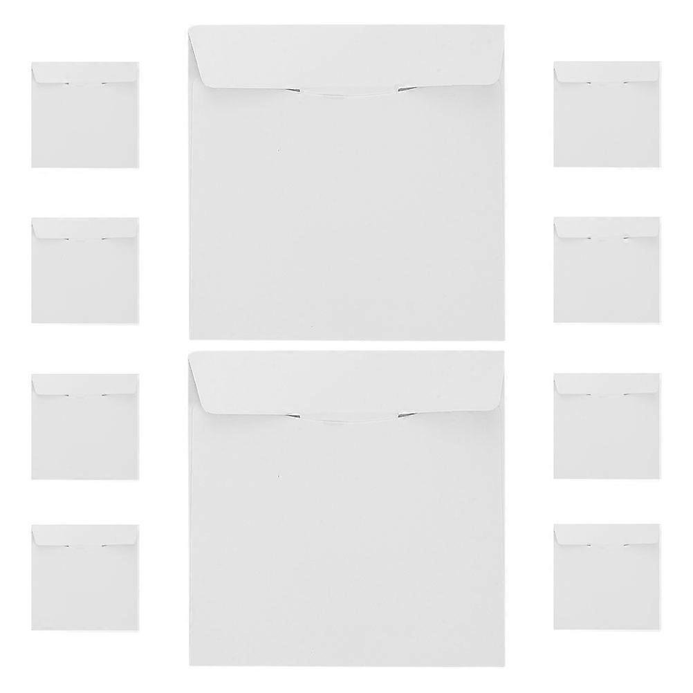Cd Storage Case White Cardboard Mailing Envelopes For Djs Scratch Protection 10Pcs