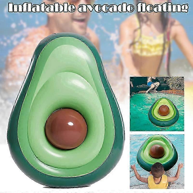 2025 Latest Model Inflatable Avocado Pool Float with Ball Floaty Lounge Raft for