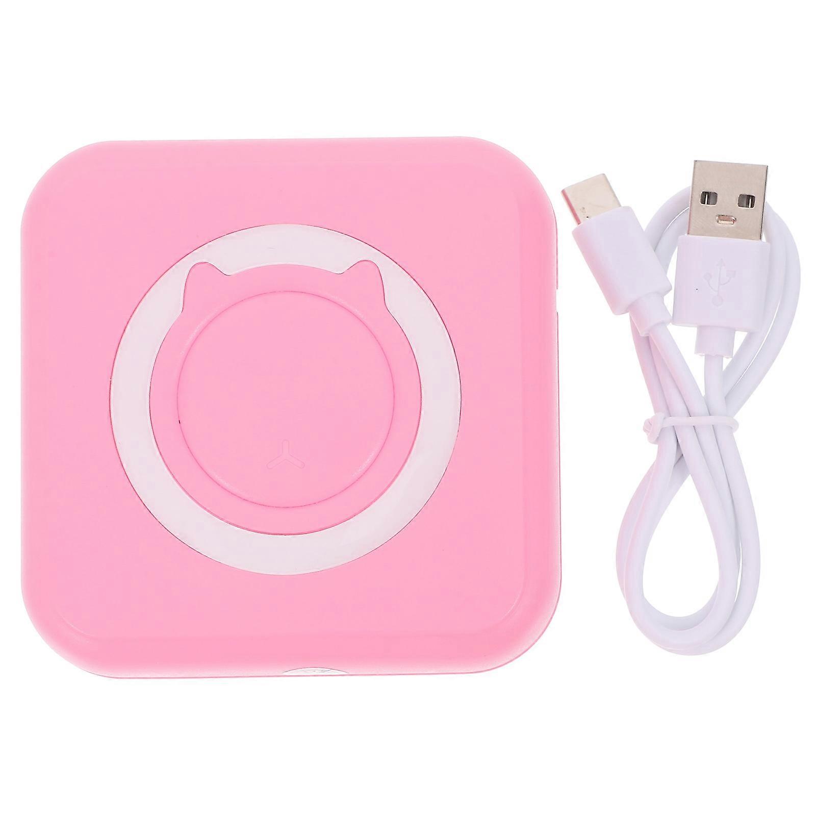 Sticker Maker For Kids Portable Mini Thermal Printer Inkless Printing Connectivity Compact Design 1Set