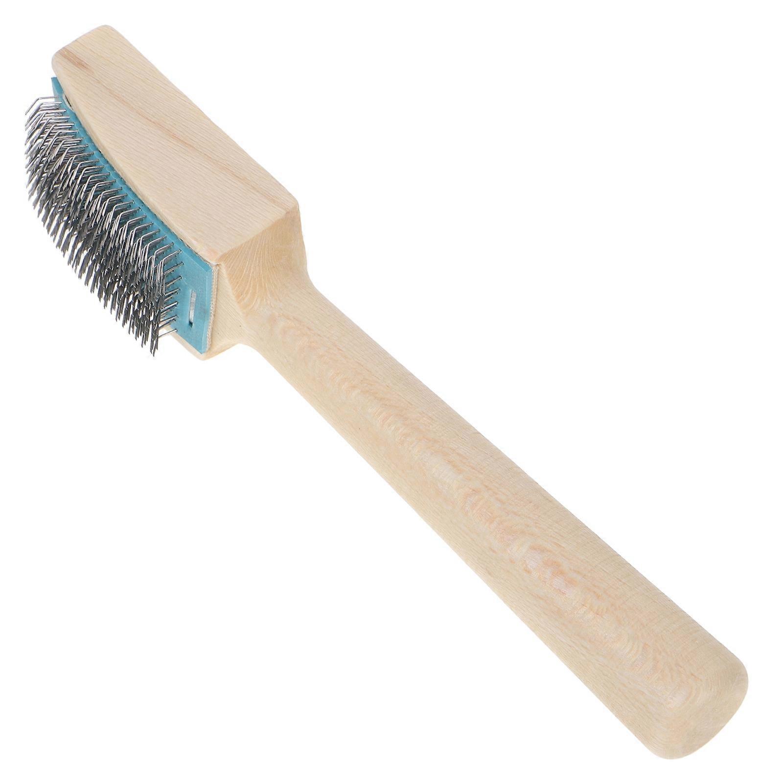 Boot Brush Wood Shoe Brush Shoes Polishing Dirt Removal 1Pcs