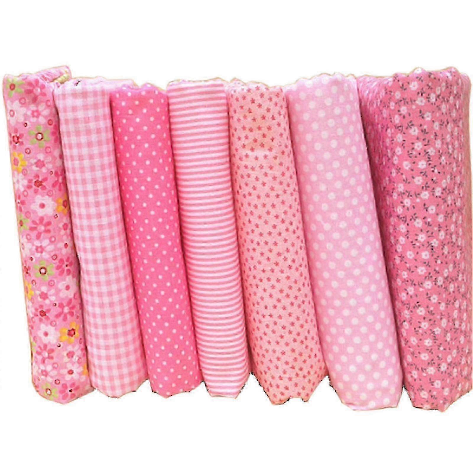7 pz/set Tessuto di Cotone Cucito Vari Pattern Tessuto Patchwork Quilting Set per cucire a mano
