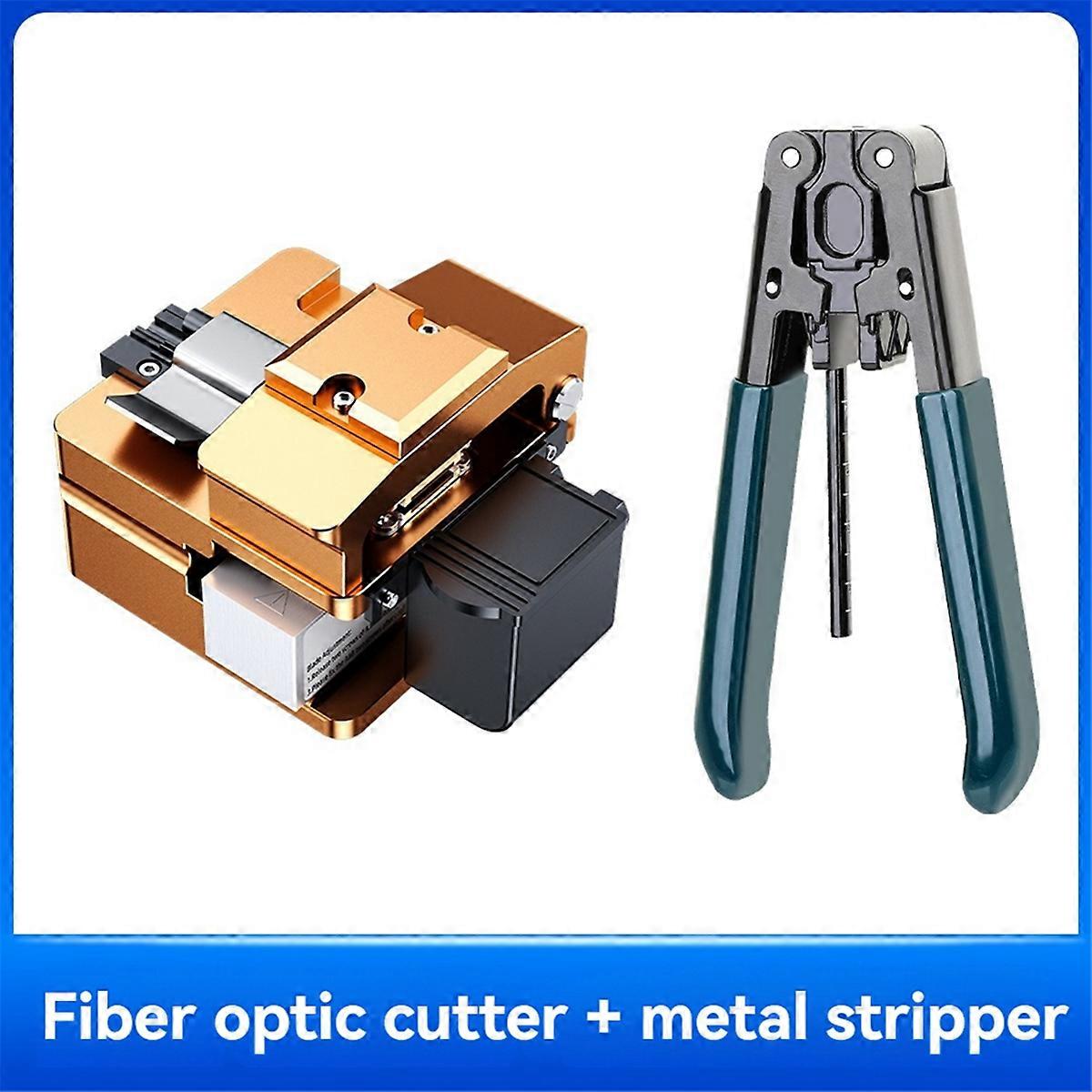 Fiber Optic Cleaver Fiber Optic Stripper for 0.25/0.9/3.0mm Cables