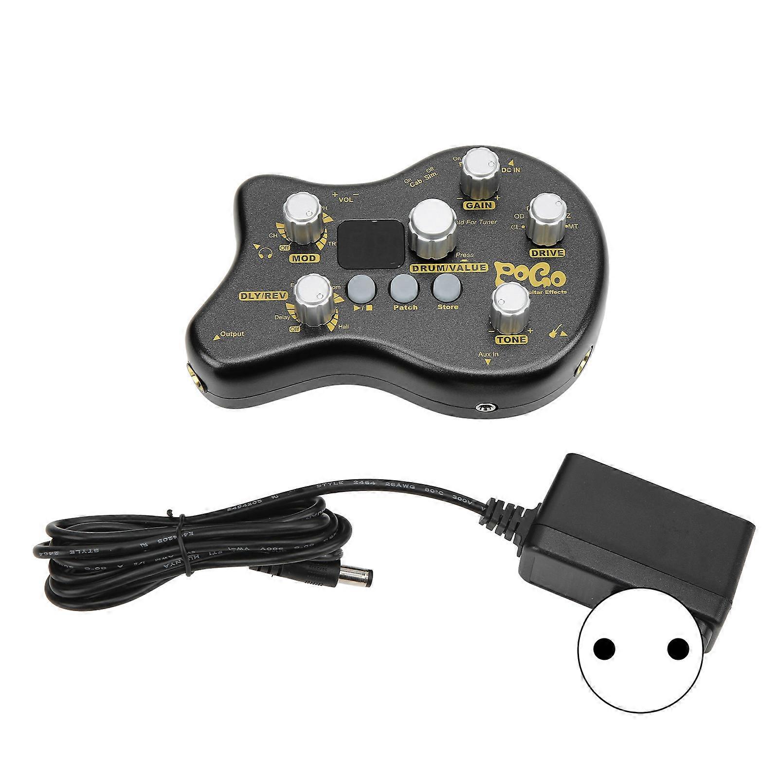 Guitar Multi Effects Processor Effect Pedal POGO Delay Reverb Distortion Instrument Accessory