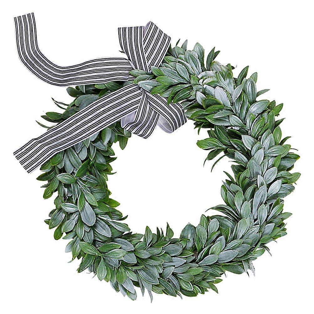 Leaf Wreath Door Decorations Outdoor Landscape Decor 1 Set