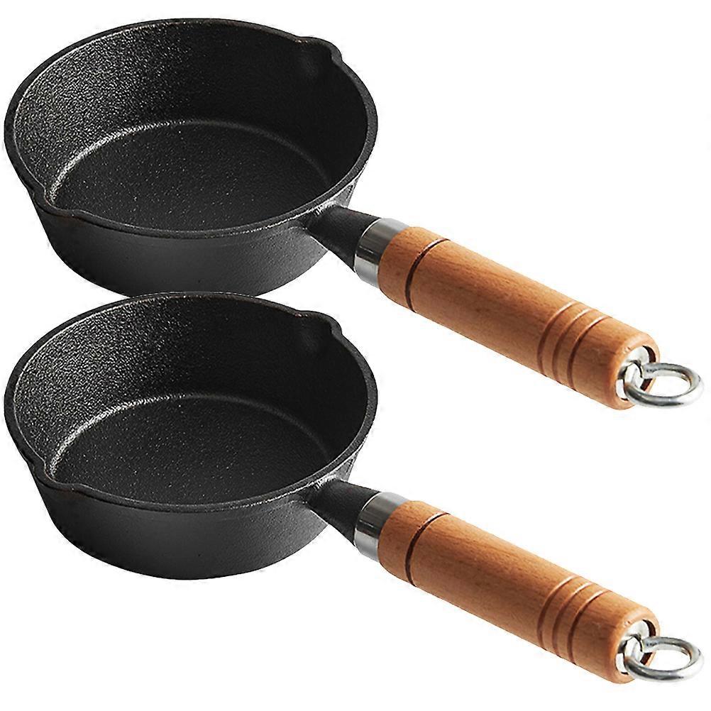 家用小油锅铁黄油加热锅厨房用品融化巧克力家用 33.80X15.80X3.00CM 2 件