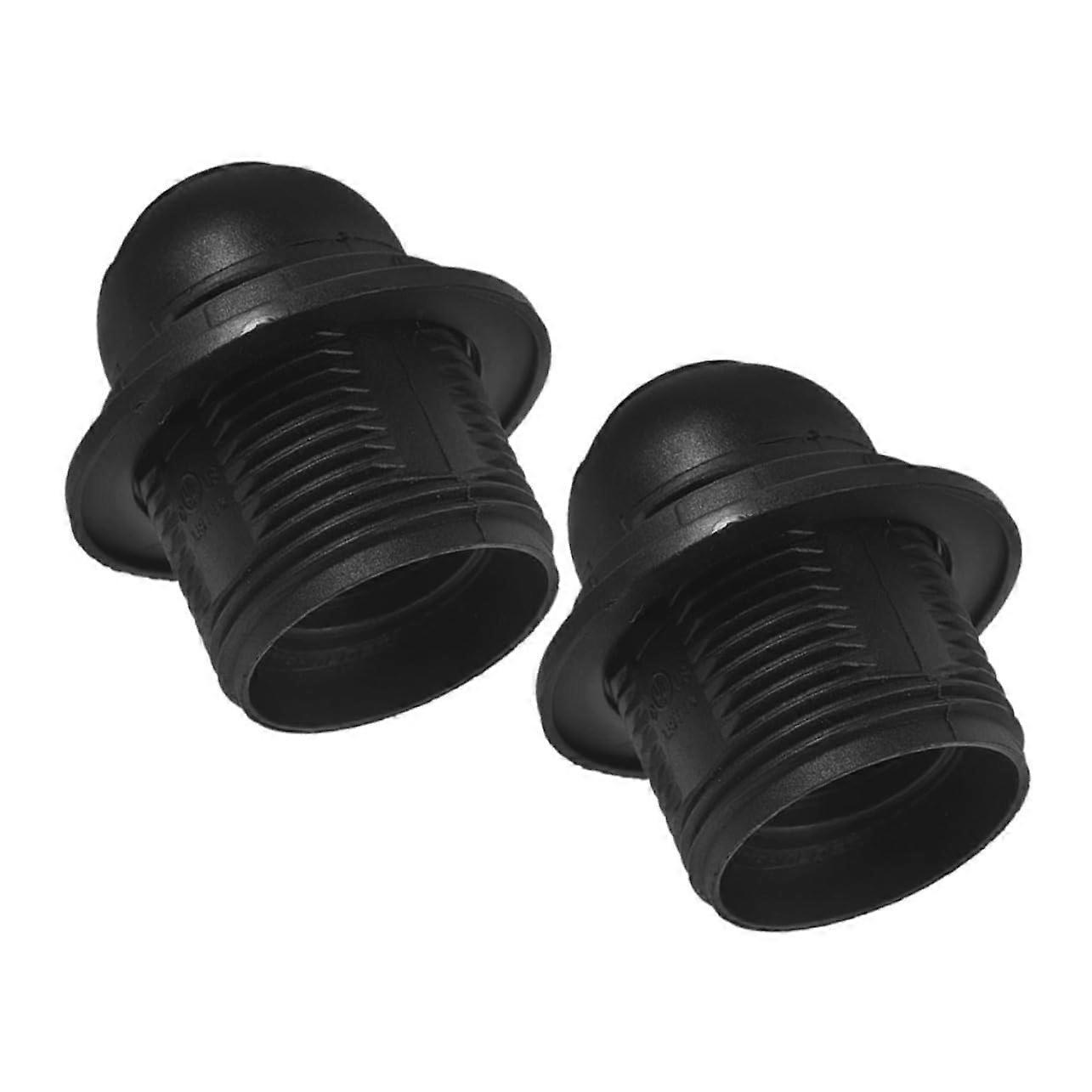 Pack of 2 Lamp Holders with Screw Thread Vintage Retro Pendant Lamp Holder Lamp Holder Replacement Light Thread Sockets for E26 Bulbs