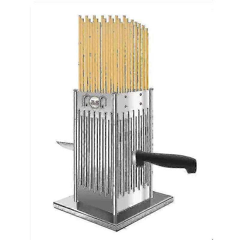 Manual Stainless Steel Beef Mutton String Device Automatic Stringing Machine Barbecue Skewer Meat Skewers -A