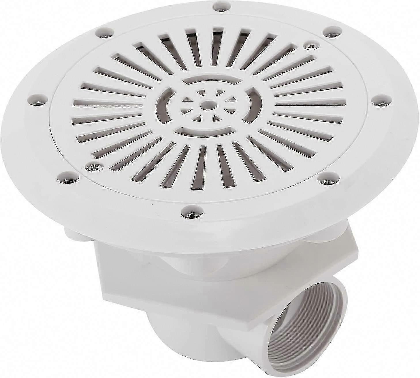 Pool Main Drain Floor Drain - Durable Plastic Cleanable Sturdy Internal Thread for Swimming Pools