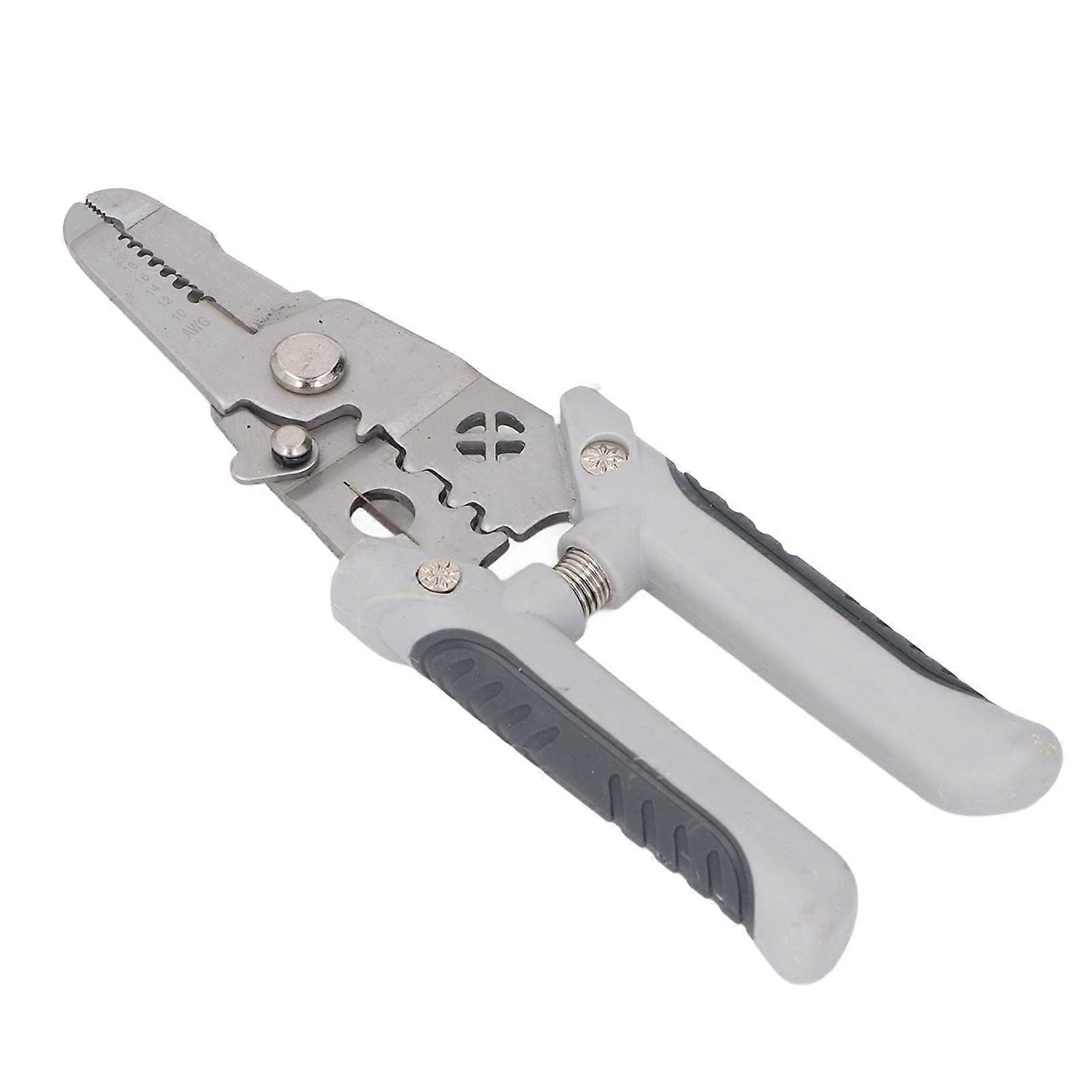Wire Stripper Automatic Crimping Tool for 10-22 AWG Wire, PVC Handle, Cutting Tool for Electricians and Technicians
