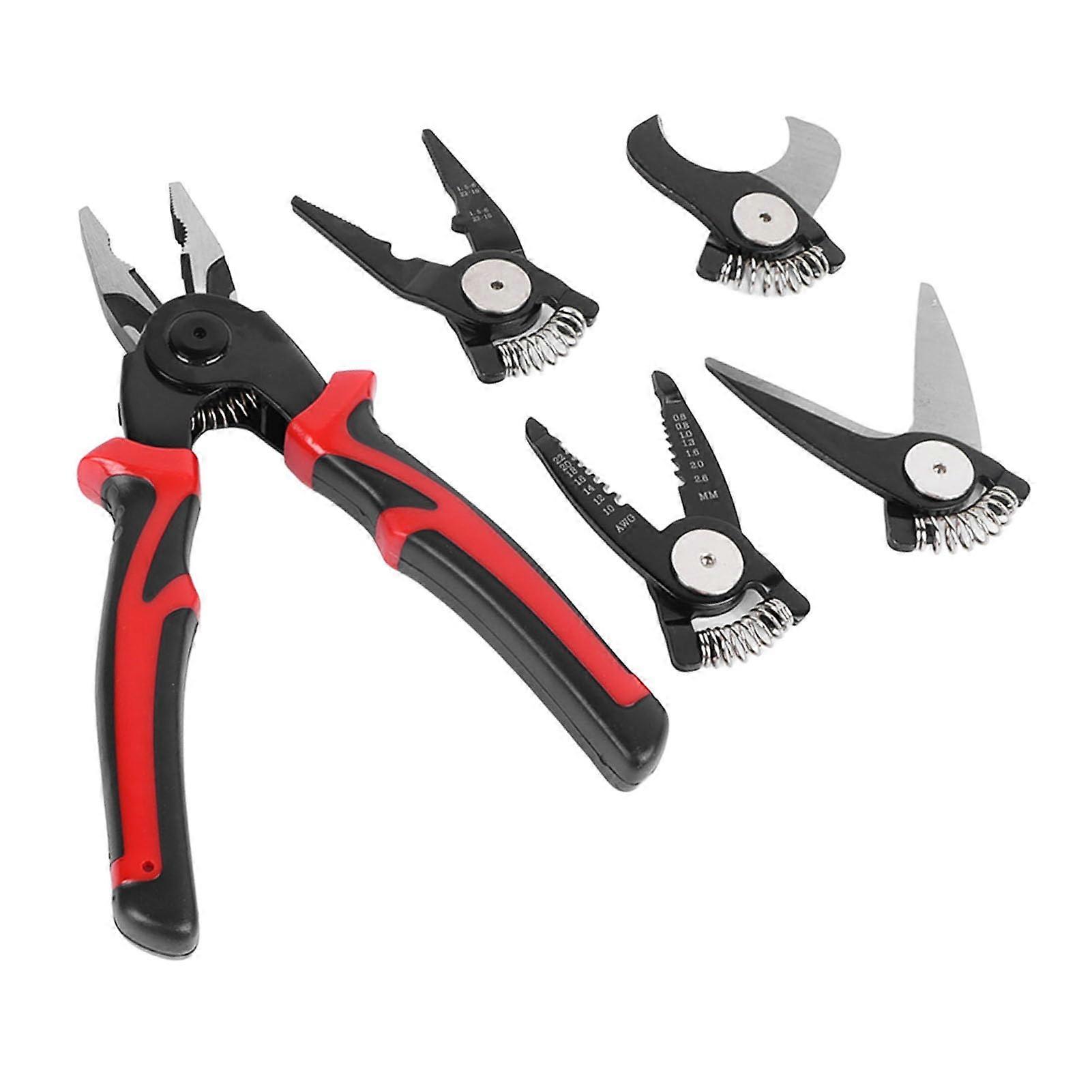 5in1 Multifunctional Pliers, Wire Stripper, Soldering Tools with Comfortable Grip
