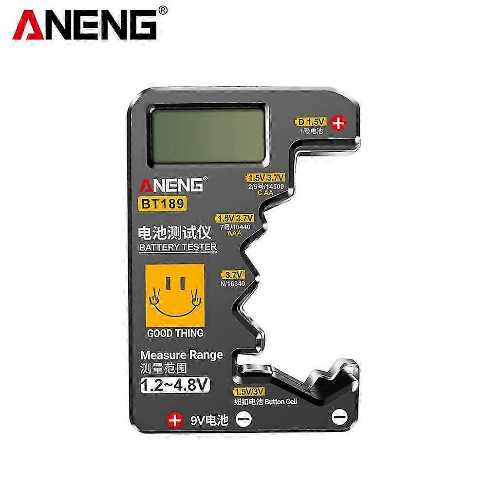 2025 Digital Battery Tester BT189 Battery Tester LCD Display Universal Battery Checker For AA AAA 9V 1.5V/3V Button Cell Batteries