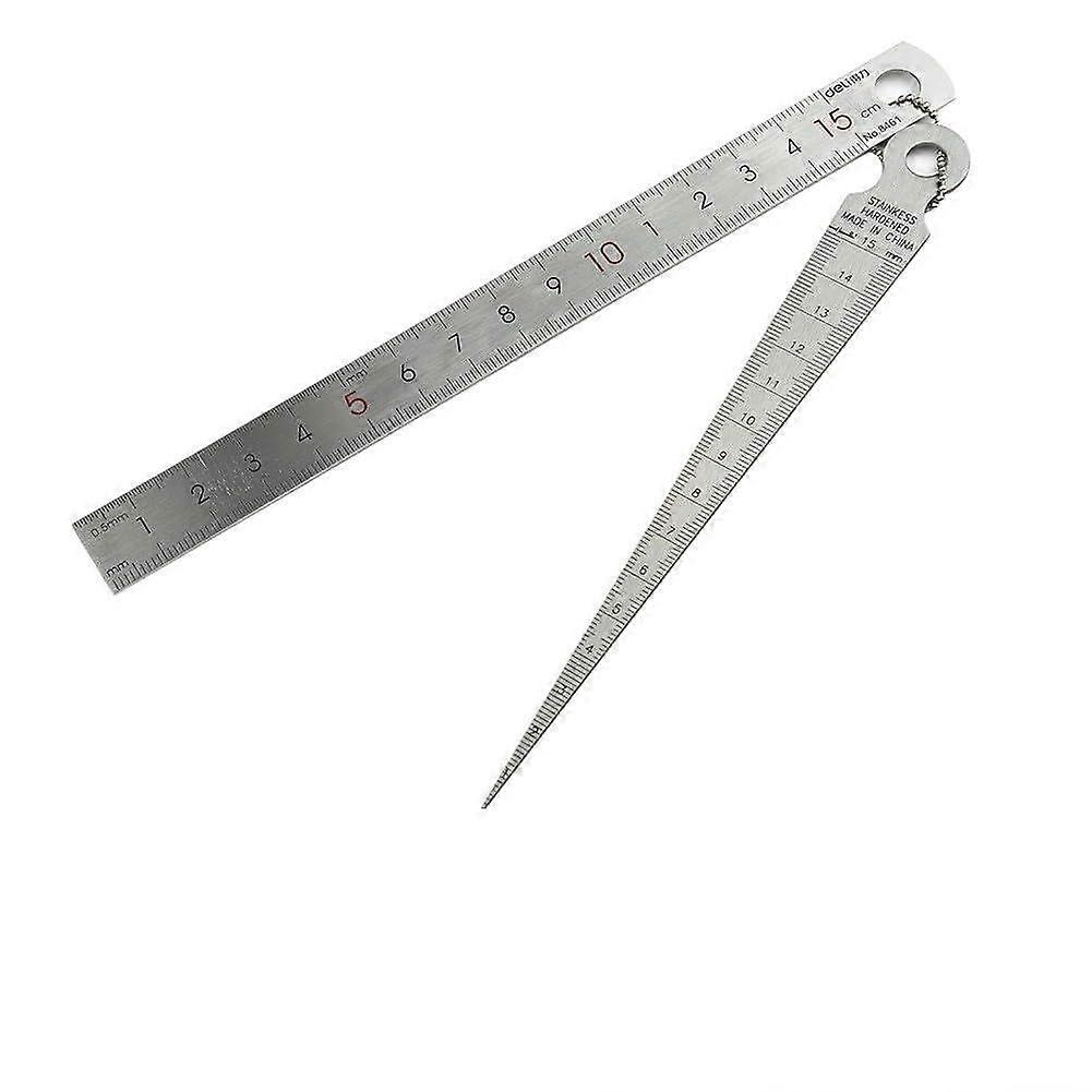 Practical stainless steel feeler gauge for DIY and construction projects