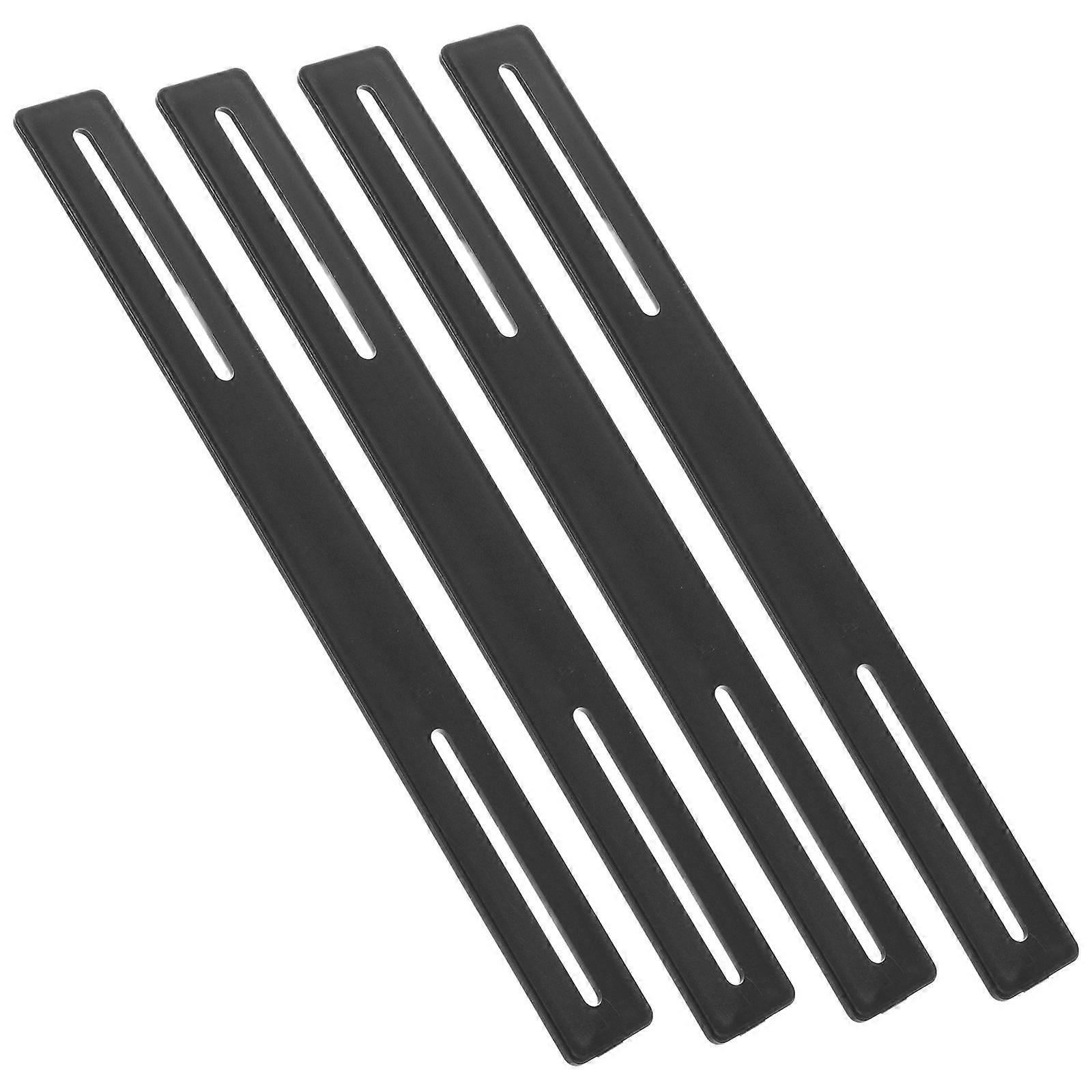 4pcs Reinforced Fixed Strips for Suitcase Bottom Skid Protection – Enhanced Stability, Quick Installation, Compatible with Various Luggage Models