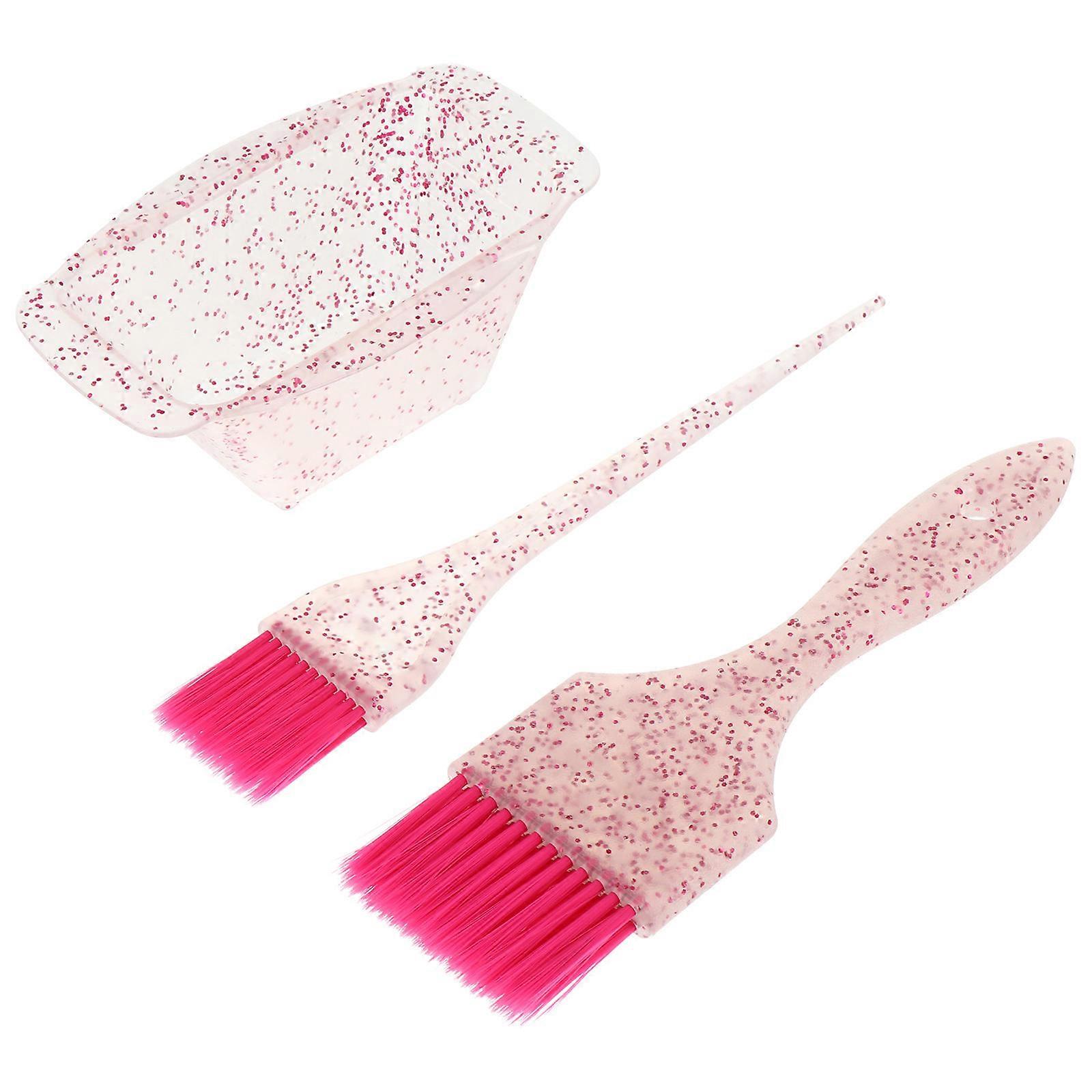 Hair Dye Bowl and Brush Set – Professional Color Mixing Tool with Durable Brush and Comfortable Handle for Salon or Home Use