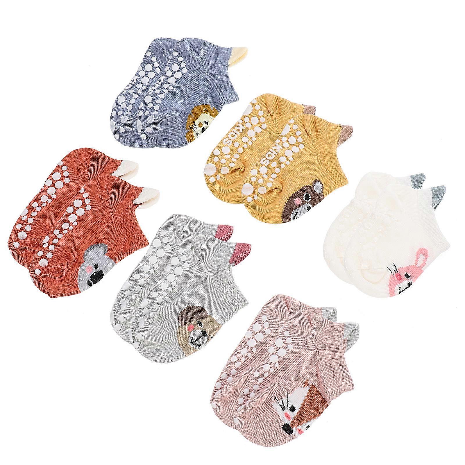 Premature Baby Socks Non-slip Warmth Infants 6 Pairs