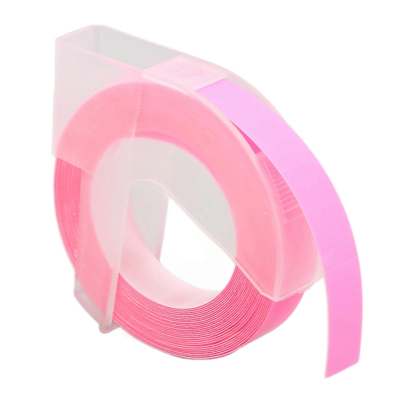 5Pcs 3D Embossing Label Tapes Self Adhesive Embossing Label Maker Tape for 12813 12814 1610 1540 1535 1575 17266 5500A 5500B