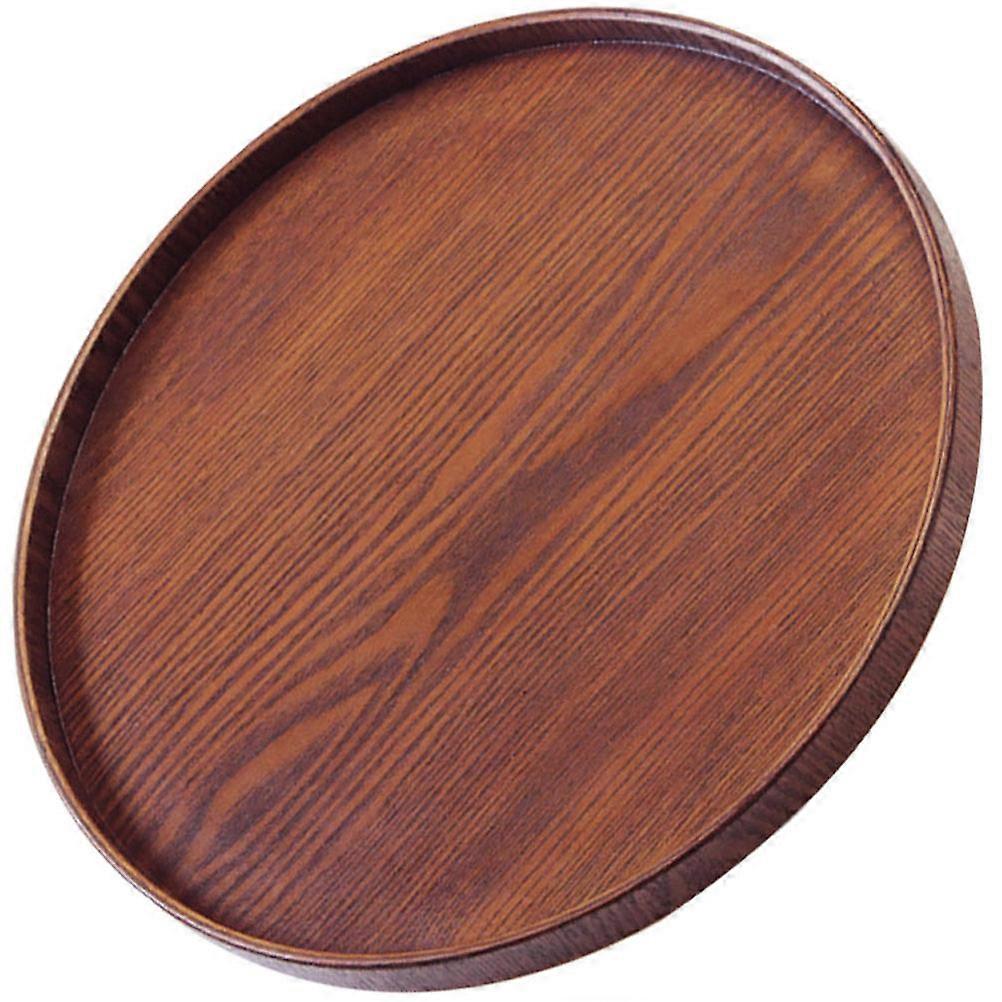 Wood Serving Platter with Raised Edge for Fruit Snacks Appetizer Sushi 1 Set Food Tray