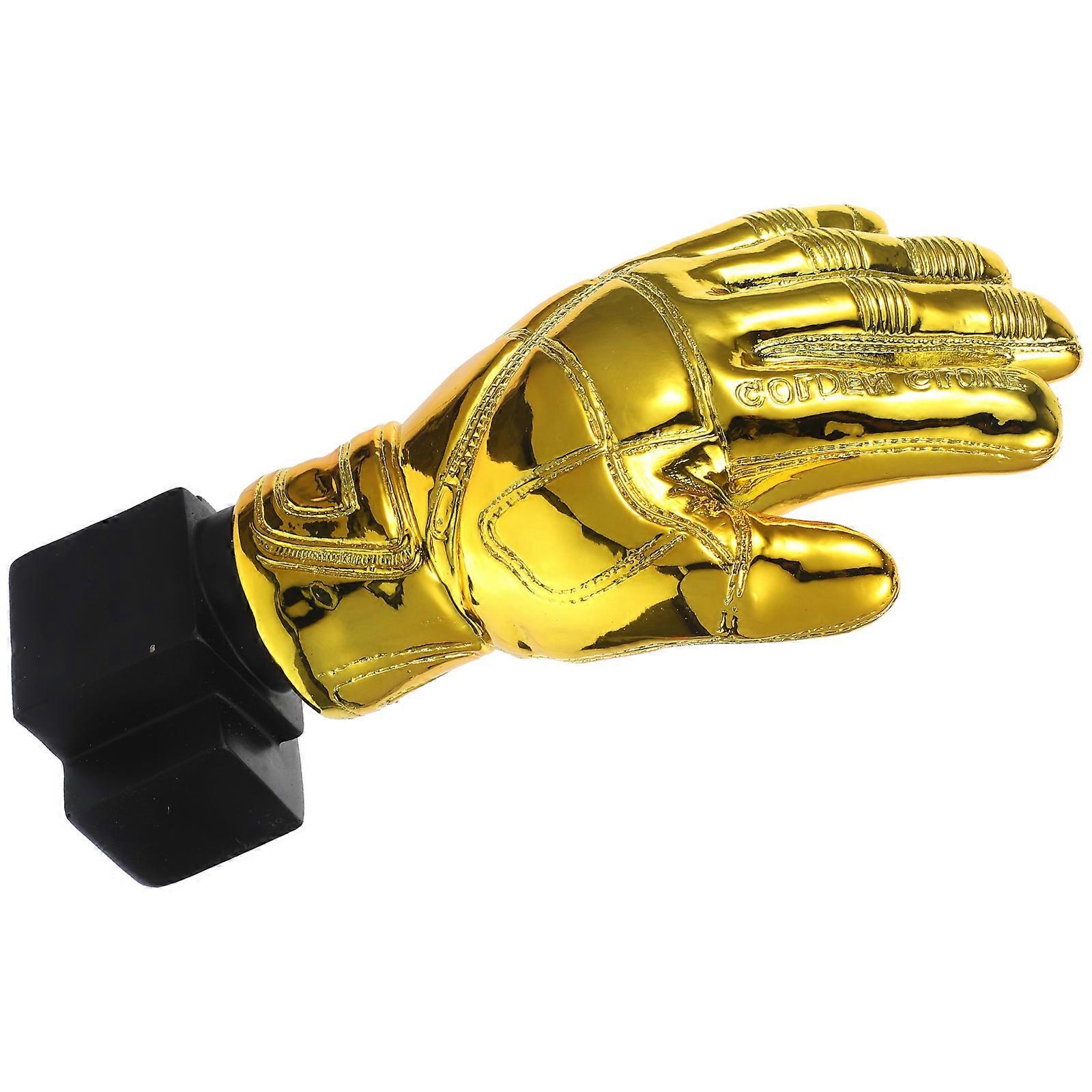 Golden Goalkeeper Trophy for Soccer Goalies – Durable Resin Award with , Ideal for Schools, Kindergartens, and Office Decor