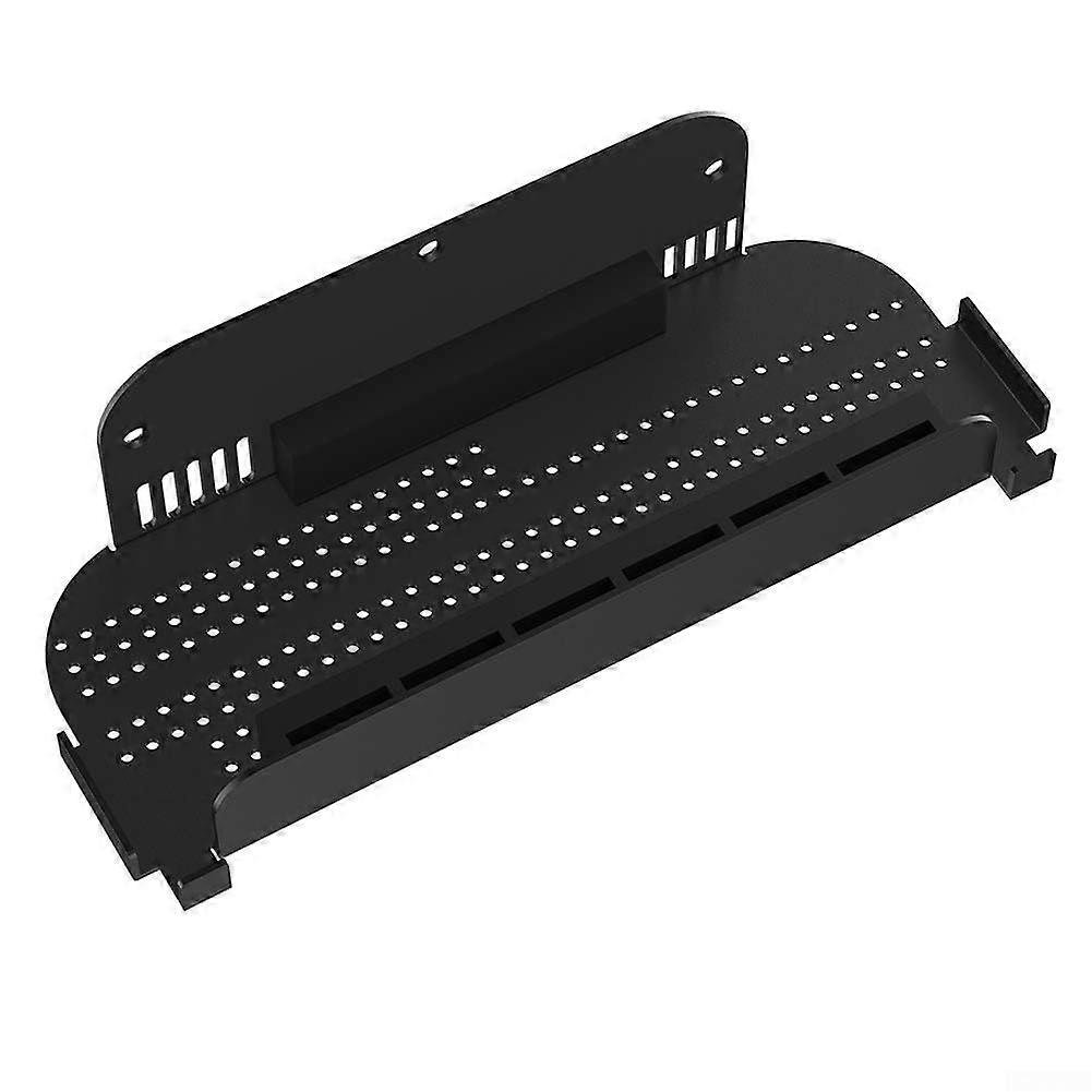 Wall Mount for Nintendo Switch 2, Switch, and OLED - Adjustable Dock Holder, Space-Saving Storage Stand in Black