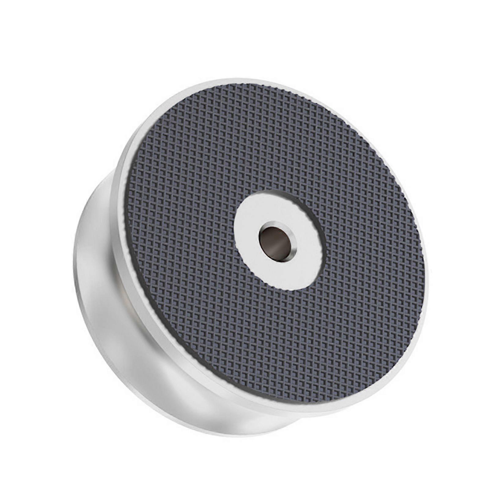Professional Record Player Weight Stabilizer Metal Record Clamp Enhances Music Enjoyment Reduce Resonance on Turntables Silver