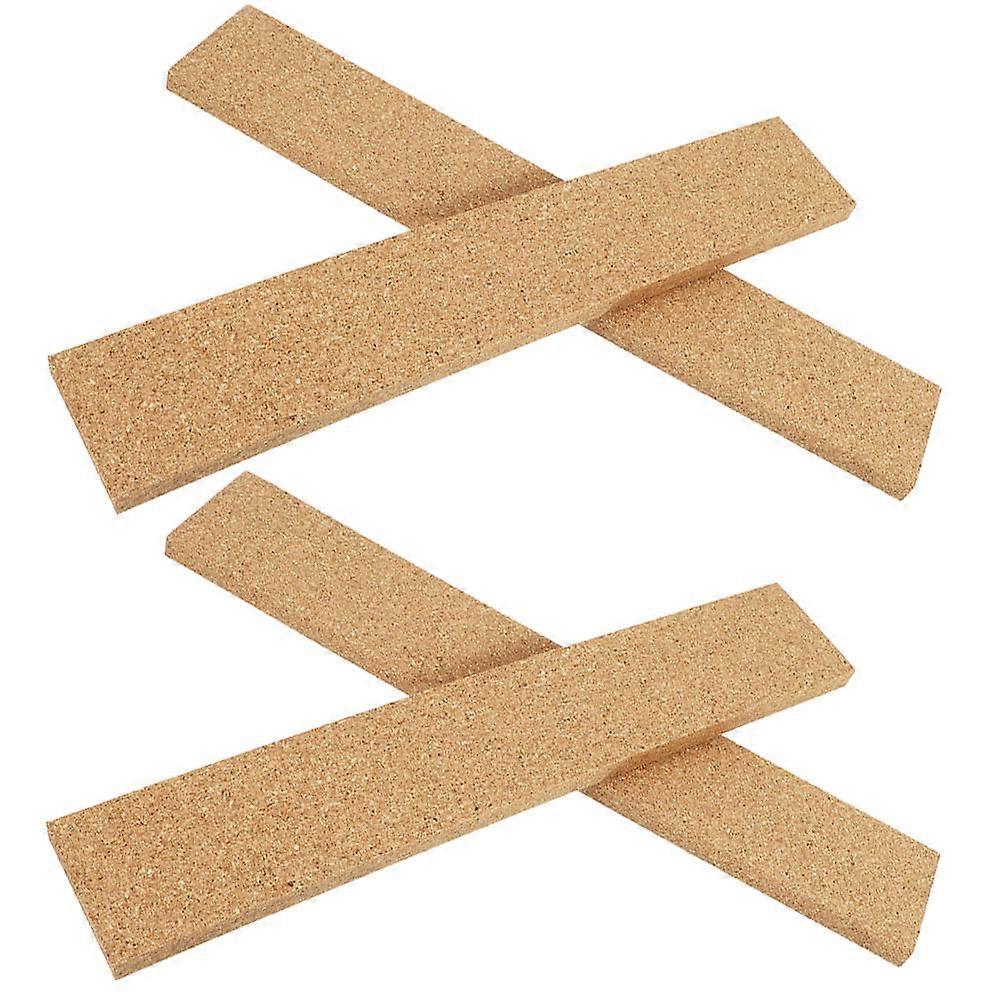 Kontorsdekoration Kork Memo Board Remsor Ljusbrun Strip Form För Memo Display 30.00X5.00X1.20cm 4st