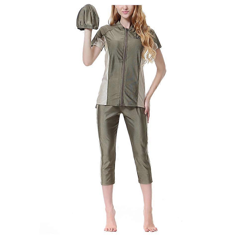 Hijab Swimsuit Swim Pants Kit Modest Bathing Suits For Women Who Love Modest Style Diving 1Set