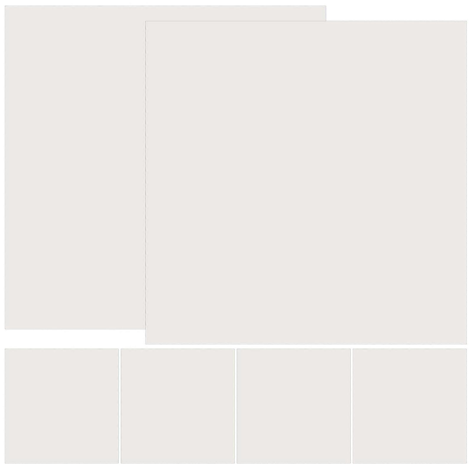 Mirror Wall Decal Acrylic Material Bathroom Decoration 6Set