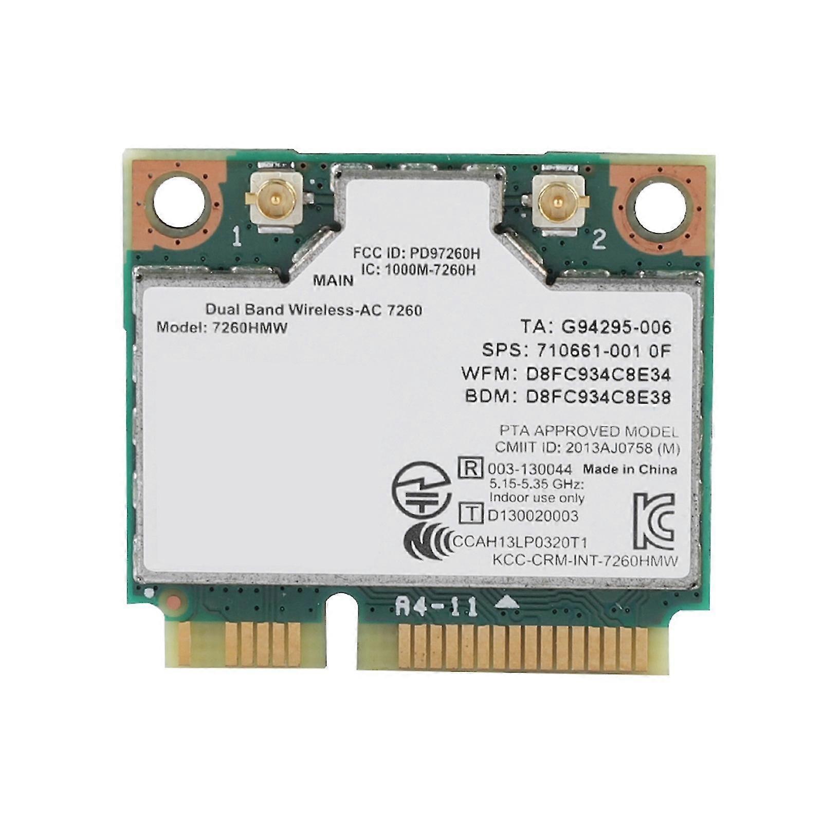 Universal Wireless Intel 7260AC Network Card 867M Bluetooth 4.0