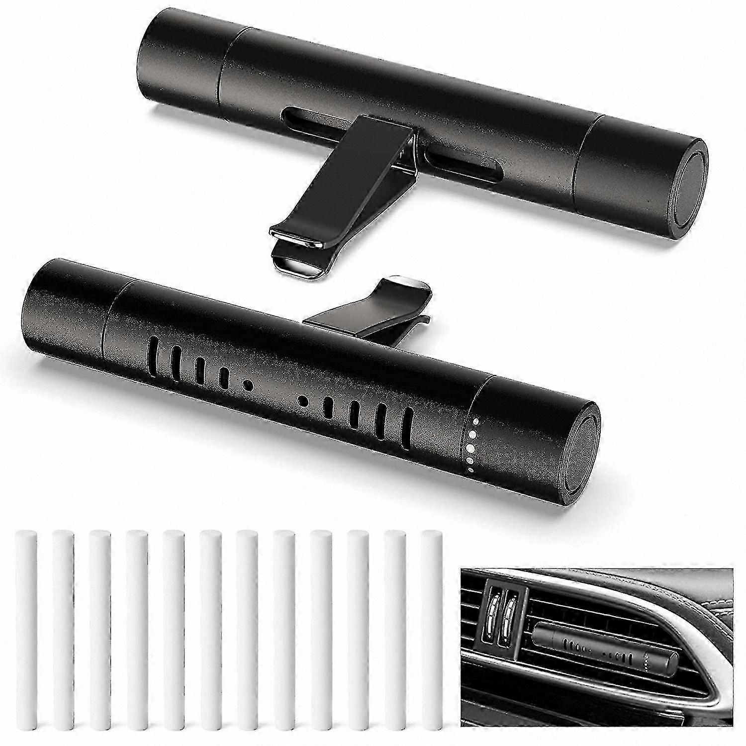 2-Pack Cylindrical Vent Clips for Essential Oil Diffusion in Cars