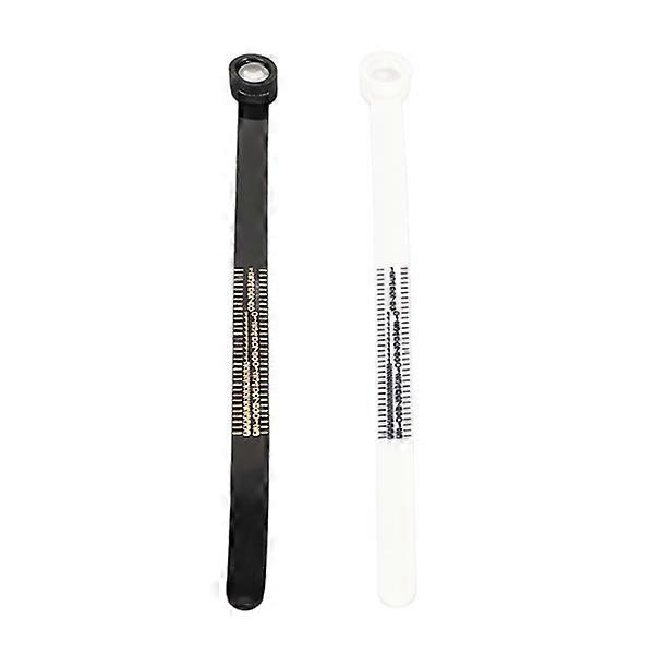 2pcs Ring Sizer Reusable finger size gauge with magnifier Jewelry sizing tool 1 to 33 JP Rings size