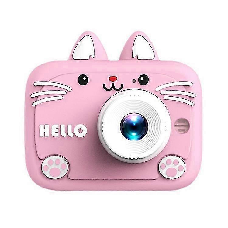2025 Cartoon Cat Shape Photo Video Kids Câmera digital 2.0 polegadas IPS Screen HD Dual Camera