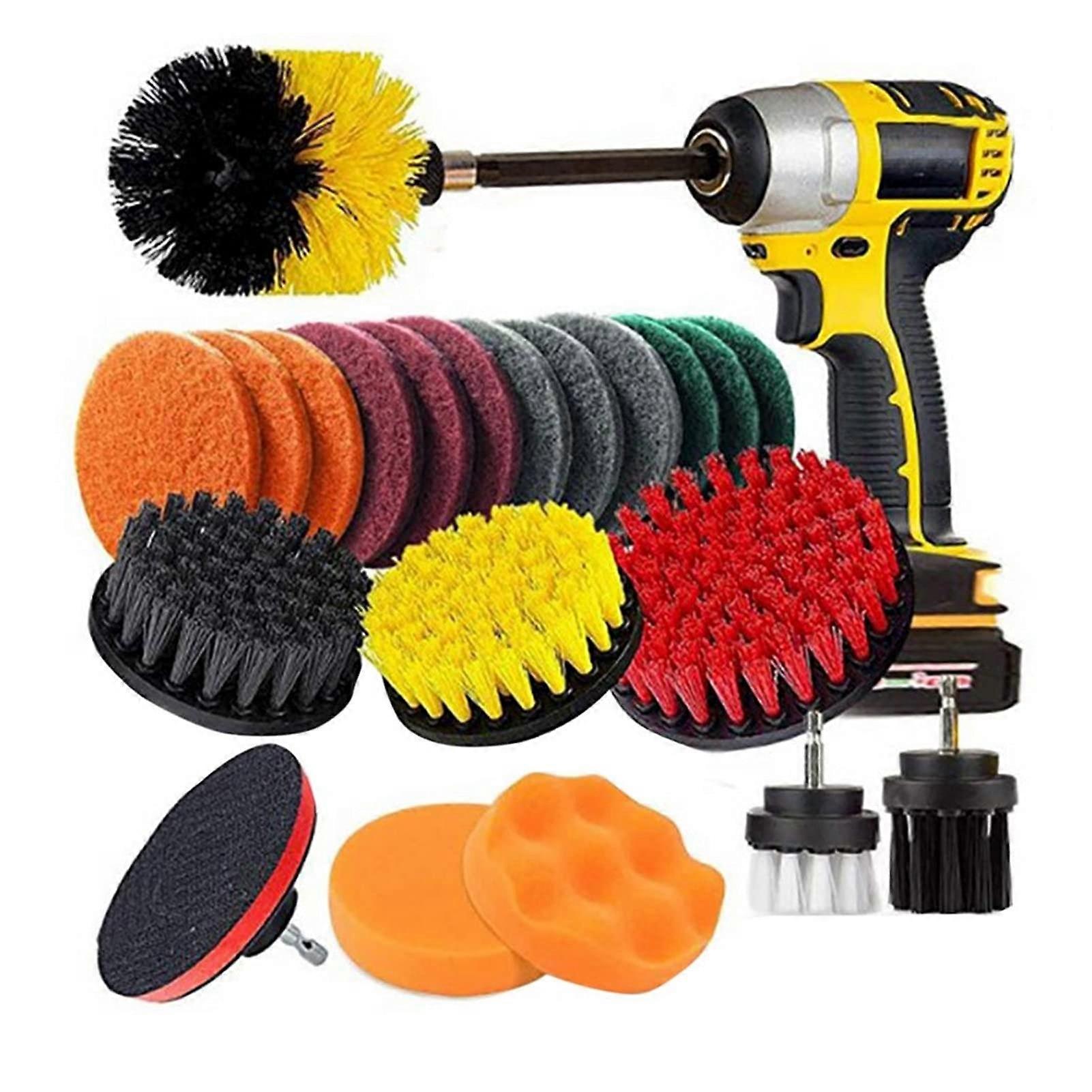 Polishing Machine with Variable Speed 22 Pieces Drill Brush Attachment Set