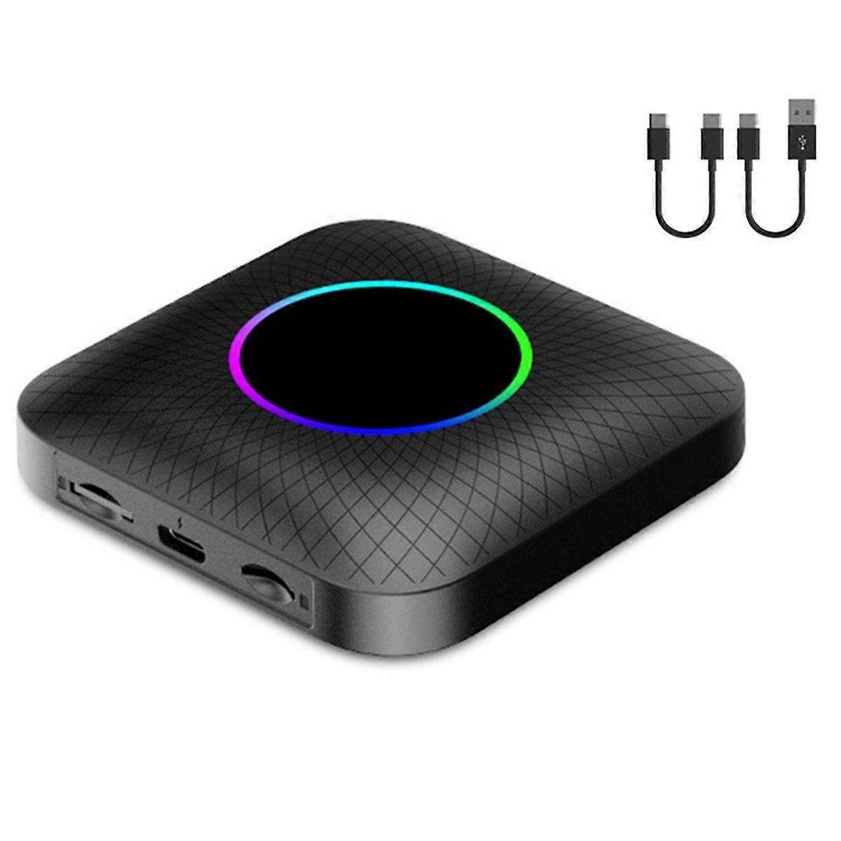 Wireless Carplay Box Adapter Wireless Carplay & Android Auto Support Video App Android 13 WiFi+Sim