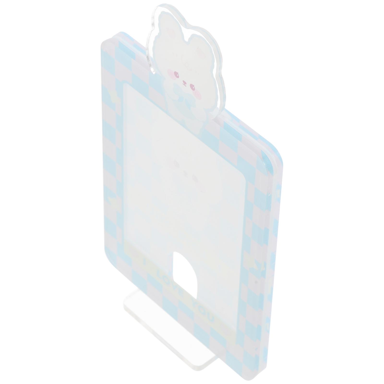 Small Card Display Holder for Desktop Decorative Use Made of Plastic in Assorted Color