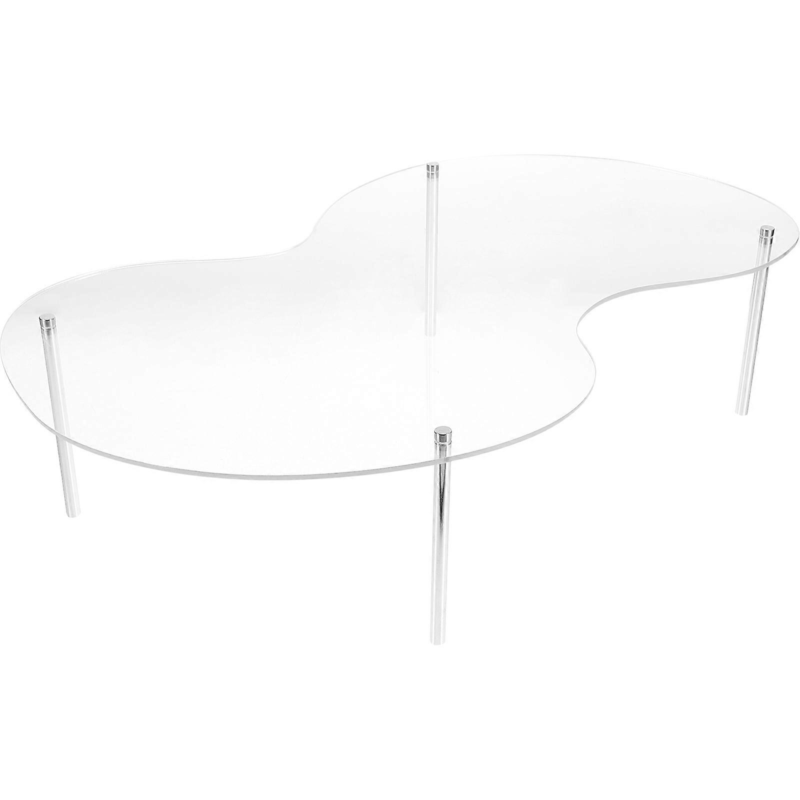 Table Cake Stand Clear Cake Display Holder Birthdays Square Acrylic 1Set